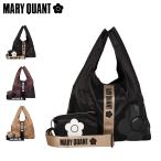 MARY QUANT マリークヮント トートバッグ エコバッグ レディース 斜めがけ 折りたたみ ECO BAG ブラック ブラウン ベージュ 黒 000783