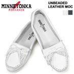 ミネトンカ MINNETONKA モカシン アンビーデッド レザー UNBEADED LEATHER MOC レディース