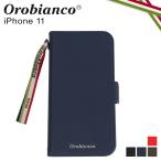 オロビアンコ Orobianco iPhone11 ケース スマホ 携帯 手帳型 アイフォン メンズ レディース サフィアーノ調 PU LEATHER BOOK TYPE CASE