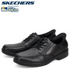ショッピングキャス スケッチャーズ SKECHERS 革靴 スリップインズ リラックスドフィット キャスウェル アルフィー ビジネスシューズ メンズ 本革 SLIP-INS CASWELL ブラック 205220