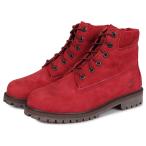 ティンバーランド Timberland ブーツ レディース 6インチ プレミアム JUNIOR 6INCH PREMIUM WATERPROOF レッド ダーク A2954