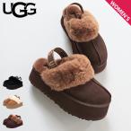 UGG アグ サンダル ファー ファンケット レディース 厚底 FUNKETTE ブラック ブラウン ダークブラウン 黒 1113474