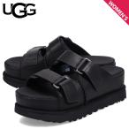 ショッピングアグ UGG アグ サンダル スライドサンダル ゴールデンスター ハイ レディース 厚底 軽量 WOMENS GOLDENSTAR HI SLIDE SANDAL ブラック 黒 1152651