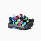 ショッピングキッズ サンダル KEEN キーン ニューポートH2 キッズ サンダル NEWPORT H2 1018441 1018447 RAINBOW TIE-DYE レインボー タイダイ ウォーターサンダル 幅広 定番 抗菌防臭