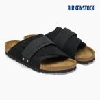 ビルケンシュトック キョウト 普通幅 メンズ レディース 黒 ヌバックレザー スエード サンダル BIRKENSTOCK KYOTO LENB/LEVE BLACK 1022350