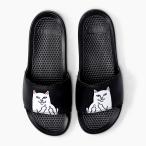 ショッピングベナッシ RIPNDIP リップンディップ シャワーサンダル LORD NERMAL SLIDES [BLACK RND1531] ユニセックス メンズ レディース ストリート ブランド ブラック 猫 ベナッシ