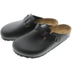 ショッピングビルケンシュトック 交換送料片道無料 メンズ ビルケンシュトック サンダル BOSTON ボストン ブラックレザー 060191 定番