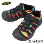 交換送料片道無料 子供 キーン KEEN スニーカー ニューポート シュー NEWPORT SHOE (YOUTH) ブラック/オリジナルタイダイ 1025503 定番