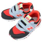 交換送料片道無料 子供 ニューバランス New balance スニーカー IZ996 MF3 ブラック/レッド 12〜16.5cm