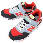 ショッピングニューバランス 996 交換送料片道無料 子供 ニューバランス New balance スニーカー YV996 MF3 ブラック/レッド 17〜24cm