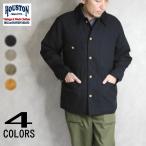 交換送料片道無料 ヒューストン HOUSTON ソリッドビエラカバーオール SOLID VIYELLA COVERALL 51407