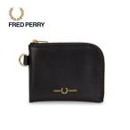 フレッドペリー FRED PERRY  スムース レザー ジップ ウォレット Smooth Leather Zip Walllet L2804 102(BLACK)