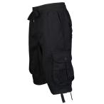 サウスポール ショートパンツ 海外モデル メンズ カーゴ ジョガーパンツ ショーツ ハーフパンツ  - Mens SOUTHPOLE FINE TWILL