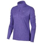 ナイキ トレーニング トップス 半袖 海外モデル レディース エレメント 1/2  - Womens NIKE ZIP TOP Nike Element