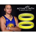ACTIVE FAITH IJNIP BAND 'STEPHEN CURRY' カリー シリコン リスト バンド 【MEN'S】 yellow/blue 6001-YEL