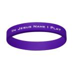ACTIVE FAITH IJNIP BAND カリー ハーデン シリコン リスト バンド 【MEN'S】 purple/white IJNIP-PPWT