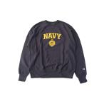 Champion USNA ISSUE OFFICIAL PRINT R/W CREW SWEA