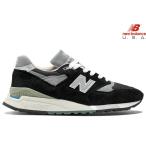 NEW BALANCE U998BL Made in U.S.A BLACK Dワイズ ニューバランス ブラック USA  ABZORB メンズ スニーカー