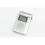 中古 SONYソニー FM/AM PLLシンセサイザーラジオ 名刺サイズラジオ ICF-R353 イヤホン巻き取り ポータブルラジオ