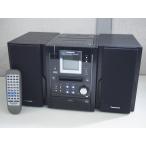 【中古】Panasonicパナソニック MDステレオシステム CD／MD／カセットテープ／ラジオ SC-PM37MD-K ミニコンポ オーディオ