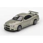 1/64 Nissan SKYLINE GT-R R34 VスペックII Nur ミレニアムジェイド(右ハンドル) MGT01003-R 完成品ミニカー ミニカー