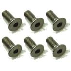 チタンヘックス皿ビス 6本入 3×8 STR-