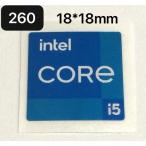 260# 第十一代【intel CORE i5】エンブレムシール　■18*18mm■ 条件付き送料無料