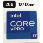 266# no. 10 один плата [intel CORE vPRO i7] эмблема наклейка #18*18mm# условия имеется бесплатная доставка 