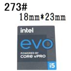 273# no. 10 один плата [intel evo POWERED BY CORE vPRO i5] эмблема наклейка #18*23mm# условия имеется бесплатная доставка 