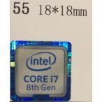 55#. плата [CORE i7 8th Gen] эмблема наклейка 18*18mm