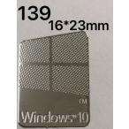 139# [windows10 металл серебряный ] эмблема наклейка #16*23mm# условия имеется бесплатная доставка 