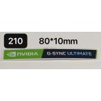 210# [NVIDIA G-SYNC ULTIMATE] эмблема наклейка #80*10mm# условия имеется бесплатная доставка 