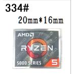 334#[AMD RYZEN5 5000SERIES] эмблема наклейка #20mm*16mm# условия имеется бесплатная доставка 