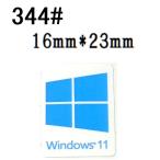 344#[Windows11] эмблема наклейка #16mm*23mm# условия имеется бесплатная доставка 