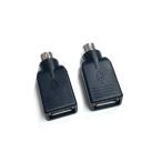 YXS1534* б/у товар *USB to PS/2 изменение адаптер 501215-0004 USB-PS2 клавиатура / мышь для изменение адаптер 2 шт. комплект 