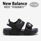 New Balance New balance Kids сандалии NewBalance 3606 BLACK Kids обувь черный липучка K3606B1I для малышей Kids для детский 