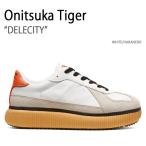 Onitsuka Tiger オニツカタイガー スニーカー DELECITY デレシティ 1183B874.102 ホワイト ハバネロ メンズ レディース ウィメンズ 男性用 女性用 ユニセックス