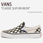 VANS ヴァンズ スニーカー CLASSIC SLIP-ON 98 DX クラシック スリッポン 98 VN0A3JEXPU1 チェッカーボード ブラック ホワイト メンズ レディース 男性用 女性用