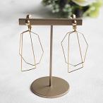 送料無料 1000円均一 ピアス イヤリング 多角形ライン 繊細 幾何学 アンティークアクセサリー