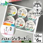 ショッピングお中元 アイス ハスキージェラート ジェラート ミルク ショコラ 宇治抹茶 3種 計6個 アイス ギフト箱 熨斗 人気 専門店 デザート ご当地 フレーバー アイス ジェラート