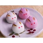 [ заяц. . белый manju 4 штук (..* клубника )] подарок японские сладости ..... голова свадебный Event праздник подарок день рождения симпатичный .. товар . кондитерские изделия ваш заказ 