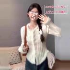 ニットカーディガン レディース セーター 秋 冬 ショート丈 可愛い ファー ニット アウター トップス おしゃれ アンチーク 起毛 羽織り リブ編み ニットコート