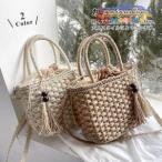 ショッピングストローバッグ カゴバッグ ショルダーバッグ ハンドバッグ 肩掛けバッグ ストローバッグ 斜め掛け 2way 手持ち 草編み 高級感 可愛い おしゃれ 軽量 手提げ 春 夏 旅行