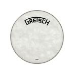 GRETSCH DRUMS Gretsch барабан 22 дюймовый волокно s gold разбрасыватель Logo большой барабан для head GRDHFS22B drumhead 