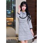  вечернее платье kyaba платье сорочка свадьба Cabaret Club большой размер распределение цвета лезвие вязаный твид One-piece 