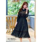 [ предварительный заказ распродажа _12 месяц сверху . примерно отправка ] вечернее платье kyaba платье сорочка свадьба Cabaret Club большой размер Heart принт la полный midi One-piece 