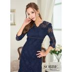 ショッピングパーティ パーティードレス キャバドレス ナイトドレス 結婚式 キャバクラ 大きいサイズ スカラップフラワーレースワンピース