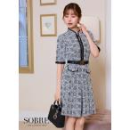 パーティードレス キャバドレス ナイトドレス 結婚式 キャバクラ 大きいサイズ ジャカードニットプリーツワンピース