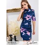  костюмы маскарадный костюм Mini Halloween костюм sexy женский цветок тугой платье в китайском стиле 