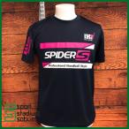 SPIDER(スパイダー)　プラクティスシャツ　ハンドボール半袖　ナナメラインTシャツ　SP-SPRT01-NVY